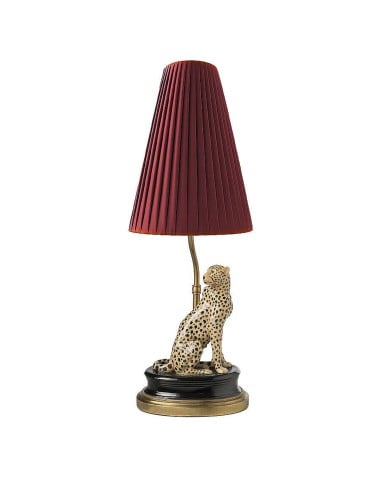 TABLE LAMP CHEETAH ROUND L...