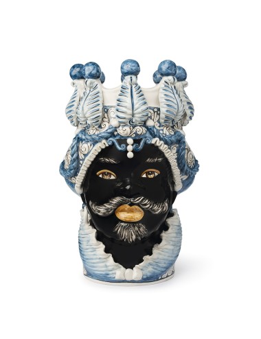 VASE MORO MAN BIG ORNATE H48