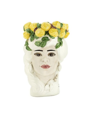 VASE LEMON HEAD LADY