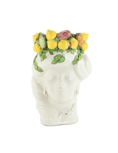 NO FACE HEAD VASE LADY BIG