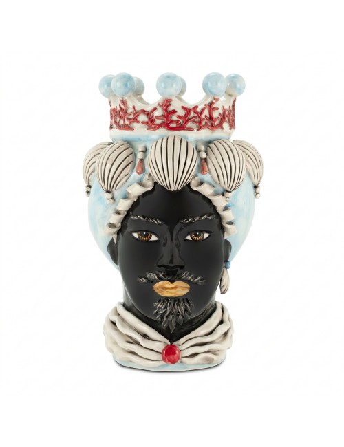VASE MORO MAN CORAL